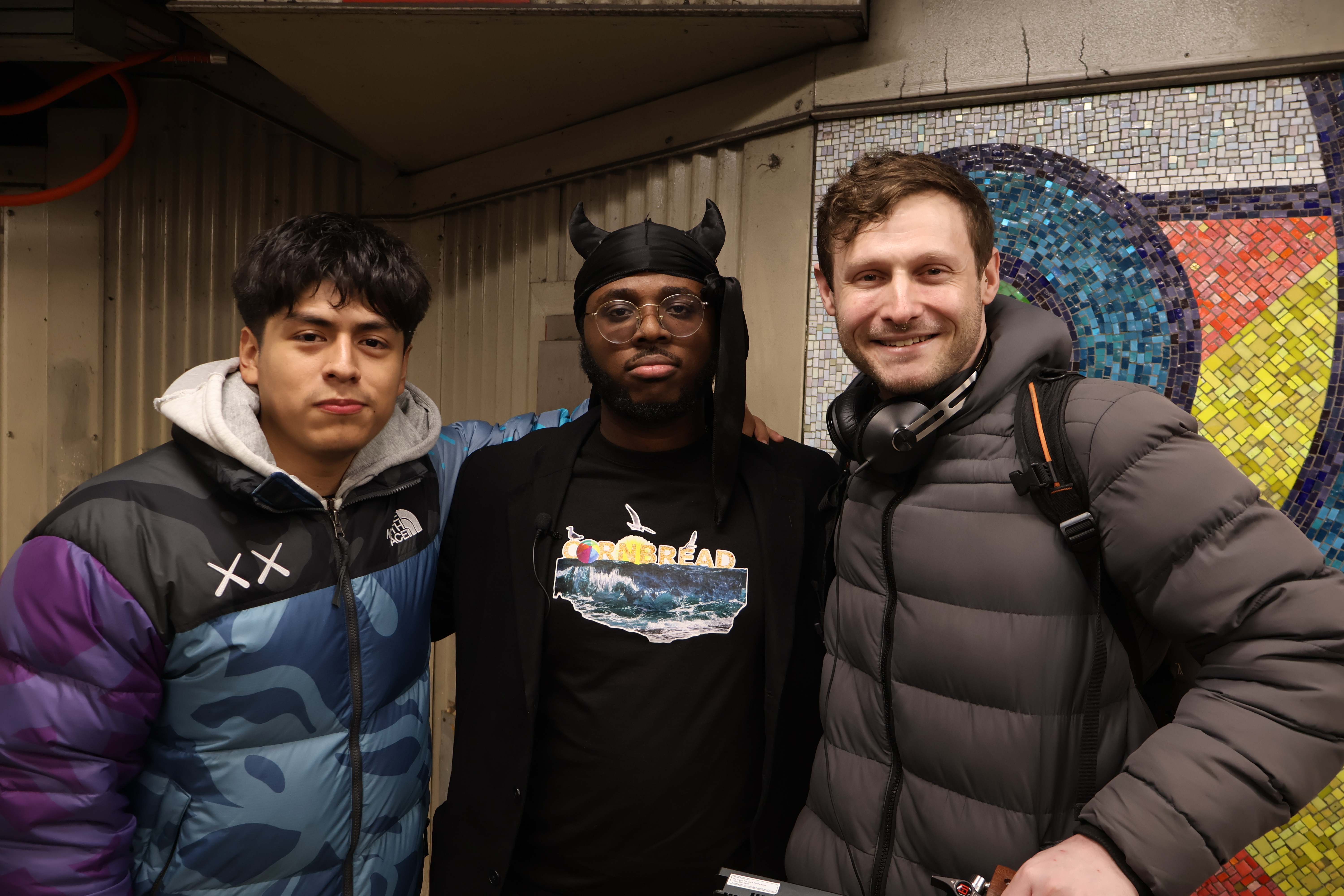 Behind the scenes of Subway Oracle production.